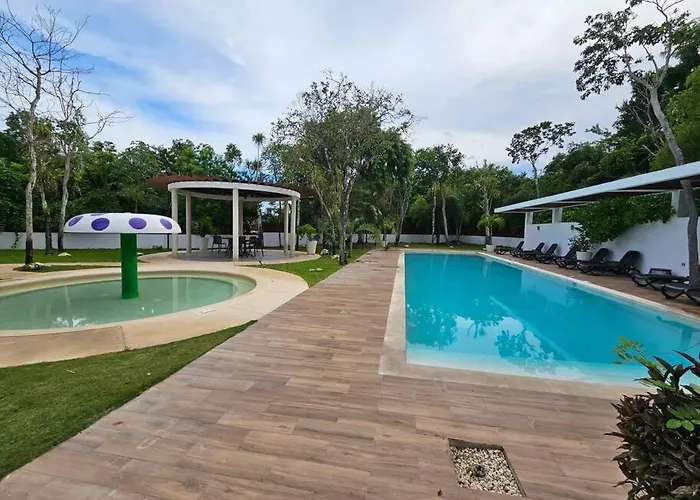 Familiar Con Alberca Privada En Tulum Country Club Riviera Maya *
