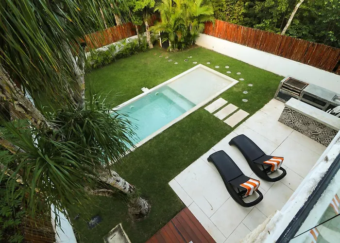 Villa Familiar Con Alberca Privada En Tulum Country Club Riviera Maya Akumal
